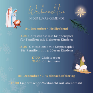 Weihnachten in der Lukas-Kirche
